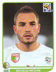 Mourad Meghni Algeria samolepka Panini World Cup 2010 #233